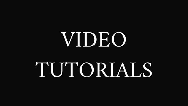 VideoTutorials